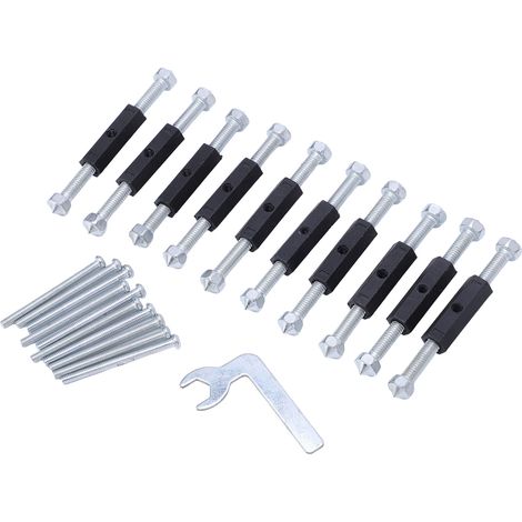 Coffret de réparation pour boîte d'encastrement 86, clé à vis pour montants, outil de fixation pour interrupteur mural et prise, jeu de serrage isolant (1/5)