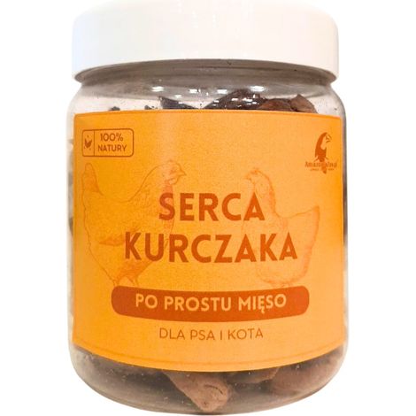 Gefriergetrocknete Hühnerherzen 60g für Hunde und Katzen Fe Mg Ca Vitamin B2 GESUNDER GESCHMACK (1/2)