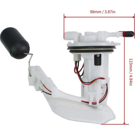 Fuel pump 16700-KWW-641 for Wave 110I motorcycle (models 2011-2017). (1/3)