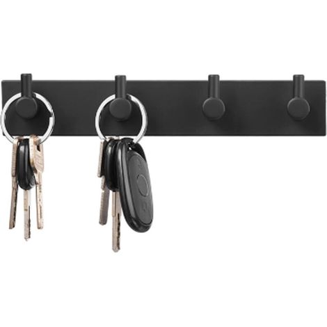 Gancio a muro in acciaio inox, portasciugamani salvaspazio per cucina e bagno (1/5)