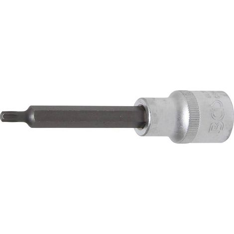 Douille à Embouts 100 mm - 12,5 mm (1/2) Profil Torx T25 - Précision et Robustesse, Acier, Cliquet 1/2 - D-Work