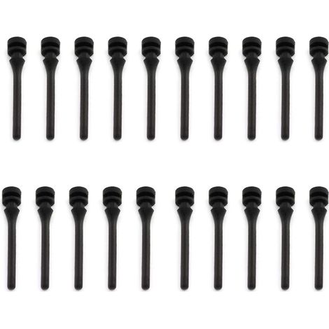 20 pièces 45mm botier PC ventilateur broche de montage composants informatiques Anti bruit Vibration vis en caoutchouc de Silicone (1/4)
