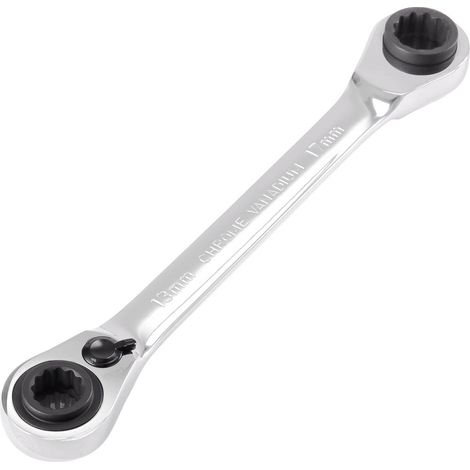 TOOLCRAFT TO-5355795 Kit di chiavi a cricchetto doppio Misura (metrica) 10 - 19 mm (1/5)
