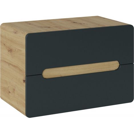 Meuble sous vasque mural - H 53 x L 80 x P 46 cm - Archipel Cosmos - Livraison gratuite (1/2)