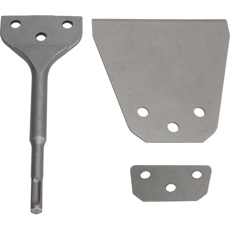 Ciseau de sol 12,7 cm, burin large pour carrelage, racloir robuste pour colle, mortier et résidus d'adhésif, lame de grattoir de chantier (1/5)