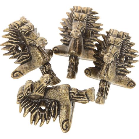 Pieds de meubles en alliage de style antique, remplaçables, comprenant 4 pieds de meuble résistants. (1/5)