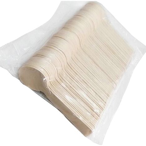 10 Cuillères en Bois Jetables Mini pour Glace, Pratiques - Idée Cadeau Maison (1/4)