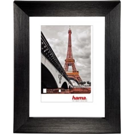 Cadre photo - Paris - 40x50 cm - Plastique noir - Design contemporain - Rectangulaire