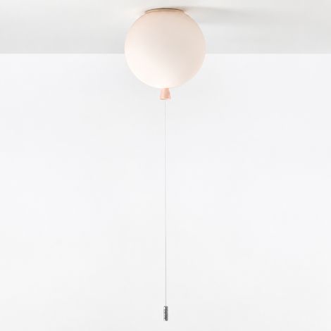 Suspension Ballon Enfant Scandinave Luminaire Chambre rose diamètre 200 mm Câble Réglable 1,8 m 1 g – Livraison gratuite