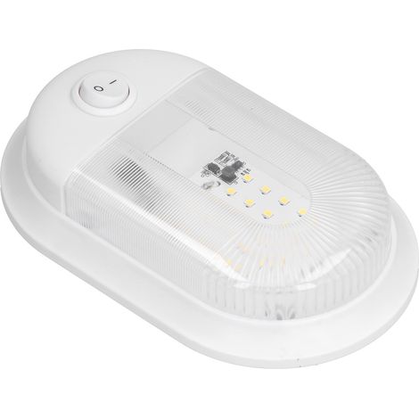 Plafonnier LED dôme 360 lm avec interrupteur marche/arrêt pour camping-cars, caravanes et remorques (10-24 V). (1/5)