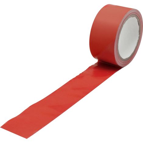 Ruban de Signalisation Rouge RS PRO, 50mm x 33mm x 0.15mm ( Prix pour 1 )