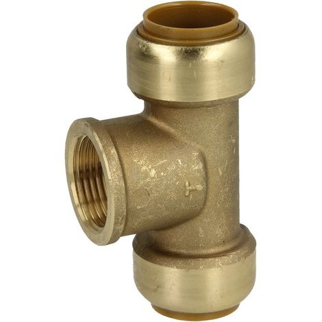 Tectite raccord à clipser té avec sortie 22 mm x 1/2'' FF