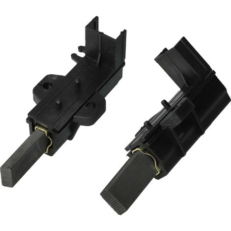 vhbw 2x spazzola in carbone con base compatibile con Samsung WF-R1065S, TG60-1028E, MG70-X1031E, K1230E lavatrice, nero