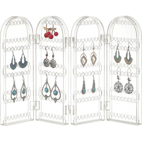 ensemble de rangement pour bijoux, présentoir à bijoux, étagère à bijoux en acrylique, étagère à bijoux transparente, étagère de rangement pour la maison (1/5)
