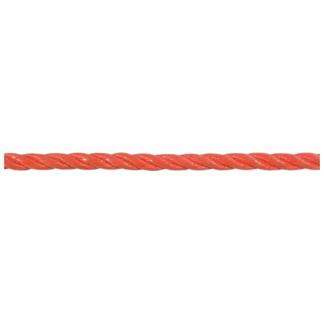 Corde en polypropylène, tressés 8mm R.120m(250x200)orange (Par 120)
