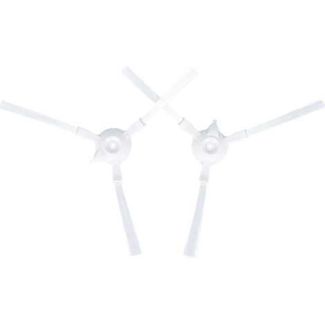 vhbw 2x cepillo lateral reemplaza Rowenta ZR720002 para robot aspirador Set cepillos, blanco (1/5)