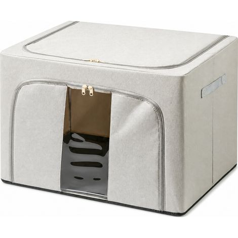 Boîte de rangement en tissu pliable 100 L (1/5)