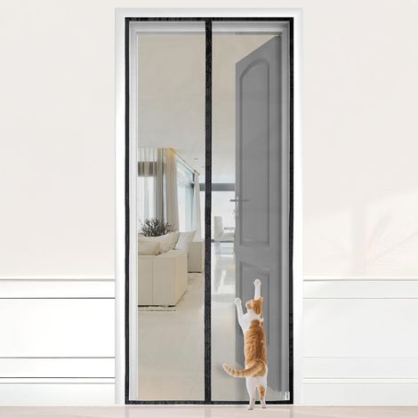 Zanzariera per Porte, Tenda Magnetica per Porte Finestre e Porte Balcone, Magneti 2 Volte Più Potenti per una Chiusura Perfetta, Facile Installazione Senza Foratura (90x210 (1/5)