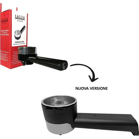 Gaggia Kit Portafiltro Crema Perfetta Pressurizzato Con Logo G, Capacità due Tazze per Gaggia Viva, Gran Gaggia, Gaggia Carezza Style e Macchine Manuali Saeco