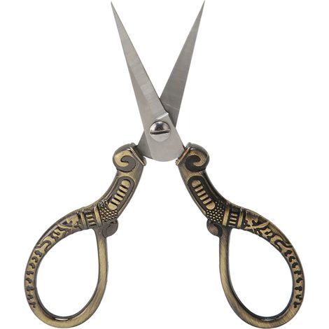 Stickschere aus Edelstahl, Vintage, klein, tragbar, Näh- und Bastelschere, Werkzeug (1/5)