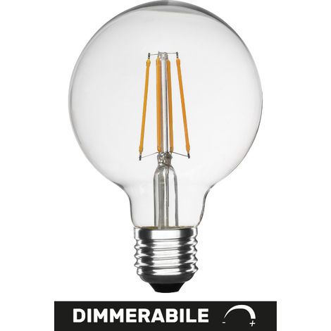 Alca power g125 10w 220v 1400lm 4000k e27 lampada a globo dimmerabile a led (1/2)