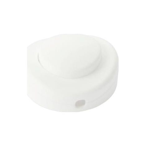 Interruttore a pedale Electraline 2a bianco