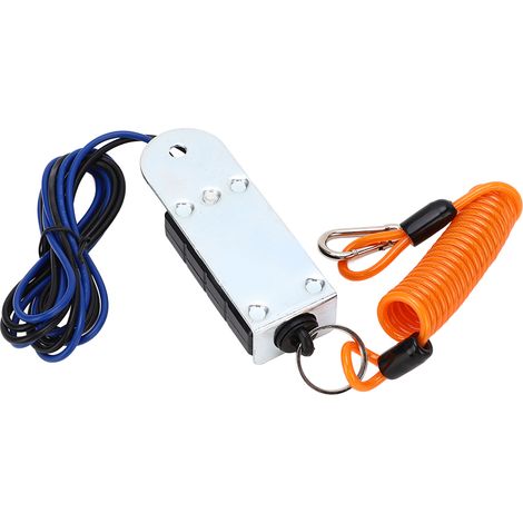 Serrure de rupture de remorque 6 pieds, câble de rupture en acier inoxydable 304, PVC et ABS, interrupteur de sécurité pour attelage (1/5)