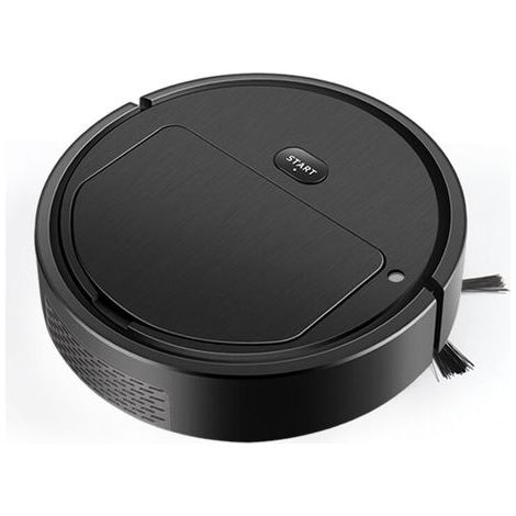 Saugroboter, Saugroboter mit automatischer Boost-Funktion, 5,5 cm superdünn, selbstaufladend, ideal für die Reinigung von Tierhaaren, Teppichen, Fliesen und Hartböden (1/5)