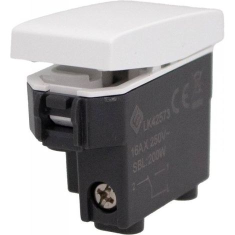 Deviatore 1P 16A Colore Bianco Compatibile Con Bticino Living e Vimar Plana (1/4)