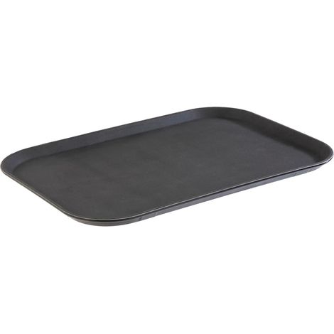 517 Plateau de Service antidérapant Noir 53 x 36,5 cm Hauteur 2 cm (1/5)