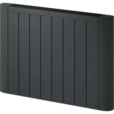 Reina Serre Electric Horizontal Aluminium Radiator 580mm H x 800mm W - Anthracite (1/5)