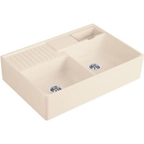 VB Spülstein 632392 895x630mm re-eckig Ivory cplus (1/5)