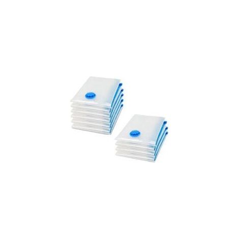 Lot de 10 sacs de rangement sous vide pour aspirateurs, housses de rangement sous vide pour vêtements, couettes, draps, oreillers-AquaForge