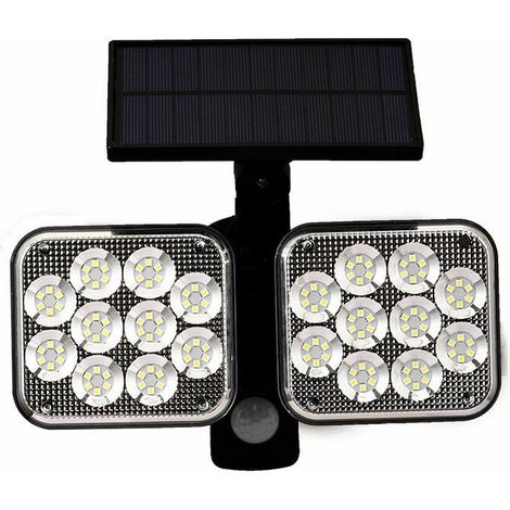 Applique solaire extérieure étanche IP65 pour garage et jardin - Applique murale double 2108-AquaForge (1/4)