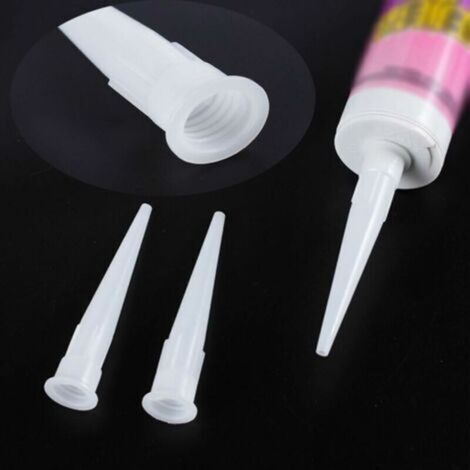 100 Pièces Cartouche Douilles Silicone Douilles embouts de Remplacement en Silicone Pointes Cartouche Cartouche Buses Buses (1/3)