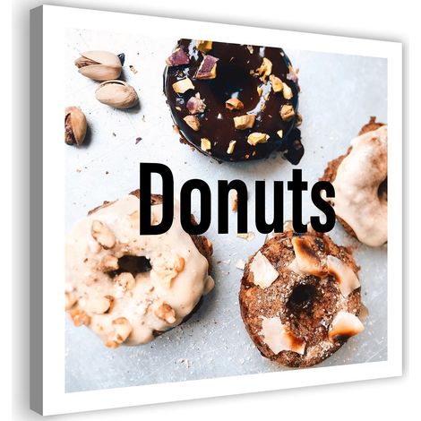 Tableau sur toile Donuts 40x40 (1/5)