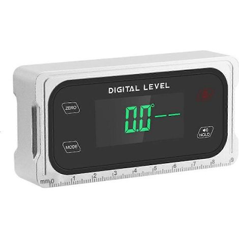 Inclinomètre numérique à écran tactile 4x90 avec jauge d'angle magnétique et règle (1/5)