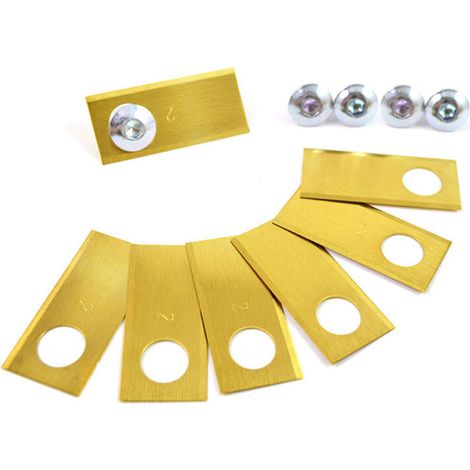 Lama di ricambio per tosaerba Ulisem30 pezzi, utensile in acciaio inossidabile resistente, lama di ricambio liscia e affilata, adatta alle lame del tosaerba Honda (1/4)