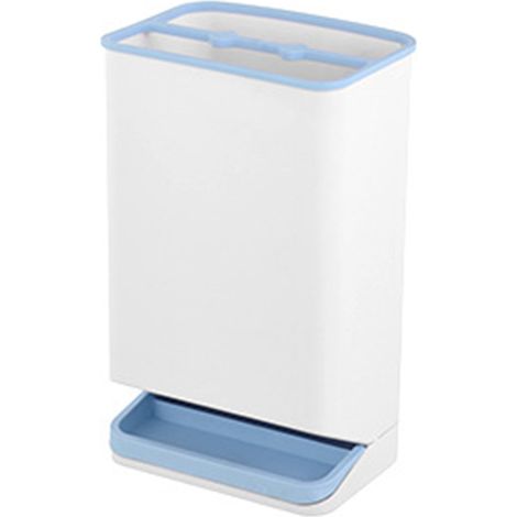 Porte-Parapluies avec Bac Amovible, Rangement Pratique pour Hall d'Hôtel, Bleu (1/5)