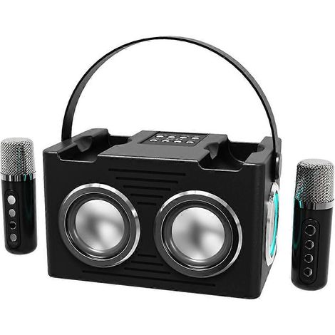 Enceinte karaoké Bluetooth avec basses puissantes, pour les fêtes à la maison --- (1/5)