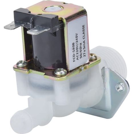 Raccord en plastique unidirectionnel pour électrovanne 3/4 pouce, usage domestique, 220 V (1/5)