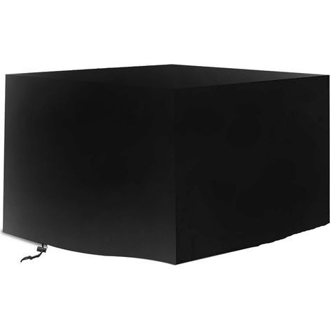 Housse Salon De Jardin Carre 420D, Housse De Meuble De Jardin Impermeable Housse pour Table De Patio Rectangulaire Résistant À La Déchirure pour Meubles Tels Que Tables Et Chaises 115x115x74c (1/5)