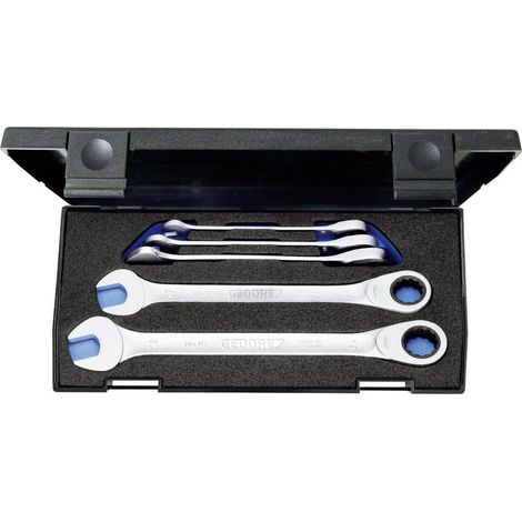 Gedore 2297434 Kit chiavi combinate a cricchetto 5 parti Misura (metrica) 8 - 19 mm (1/5)