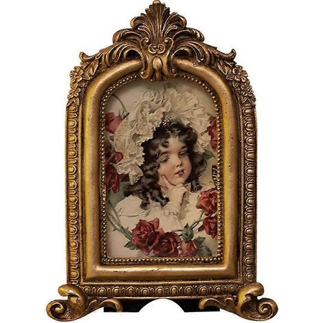 Cadre photo ancien, support de table, support mural, cadre photo de style européen (1/5)