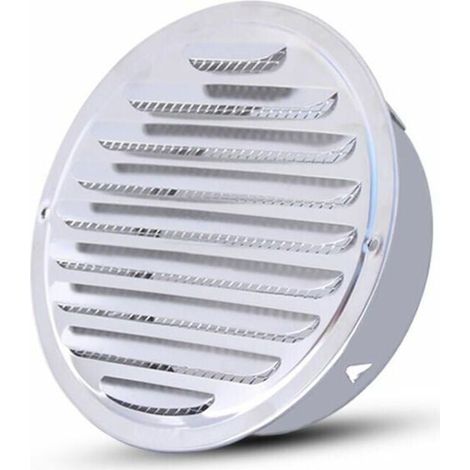 Ø 80 Mm Grille D'Aération - Ronde Grille D’Aération,Acier Inoxydable Grille D'Aération Trou,Ventilation Avec Filet, Rond Grille (1/4)