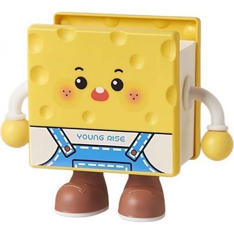 Porte Stylo Toast Biscuit Fromage Chocolat 3D Jaune Boîte Rangement Bureau École Maison Cadeau Original Étui (1/5)