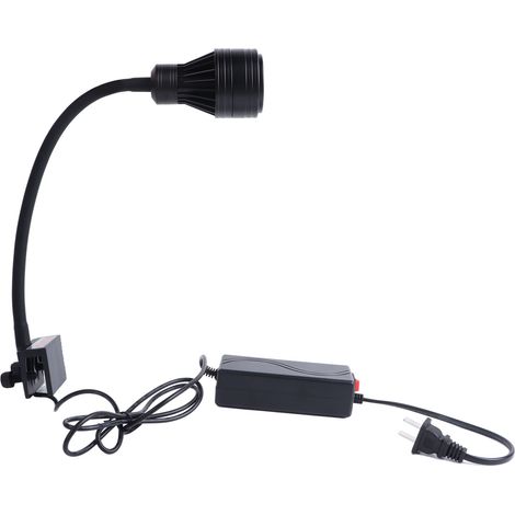 1 lampe à pince pour aquarium, LED COB, 16,8 W, 220 V, lumière blanche chaude/froide, compatible parois jusqu'à 13 mm (1/5)