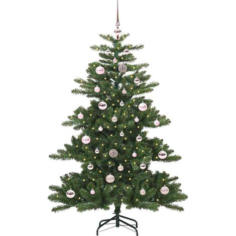 Sapin de Noël,Arbre de Noël Artificiel à Branches Articulées 150 cm PVC CFW53376 (1/5)