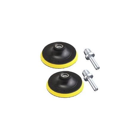 2Pcs Jeu de 125MM Plateau de Ponçage, 5 Pouces Disques Abrasifs avec M14 Fermeture Auto-agrippante pour Outil Rotatif Ponçage Polissage (1/5)