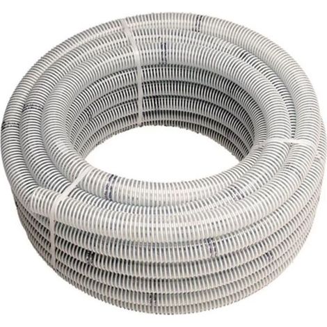 Tuyau d'aspiration pour motopompe Ø 25 mm – PVC armé – Aspiration d'eaux – Vendu par multiple de 5 mètres –